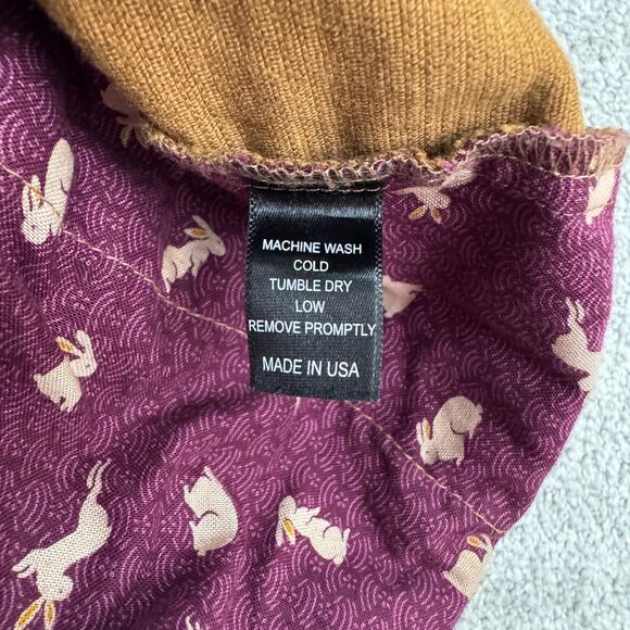 Betabrand Corduroy Straight Leg Pants Mens 36x32 Brown Rabbit Bunny Lined Casual - Picture 9 of 16